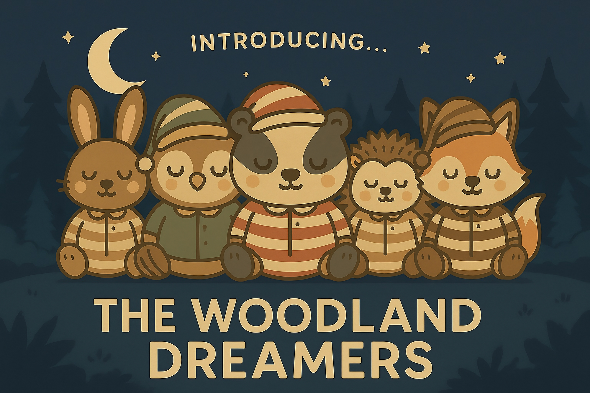 The Woodland Dreamers - Babygrows
