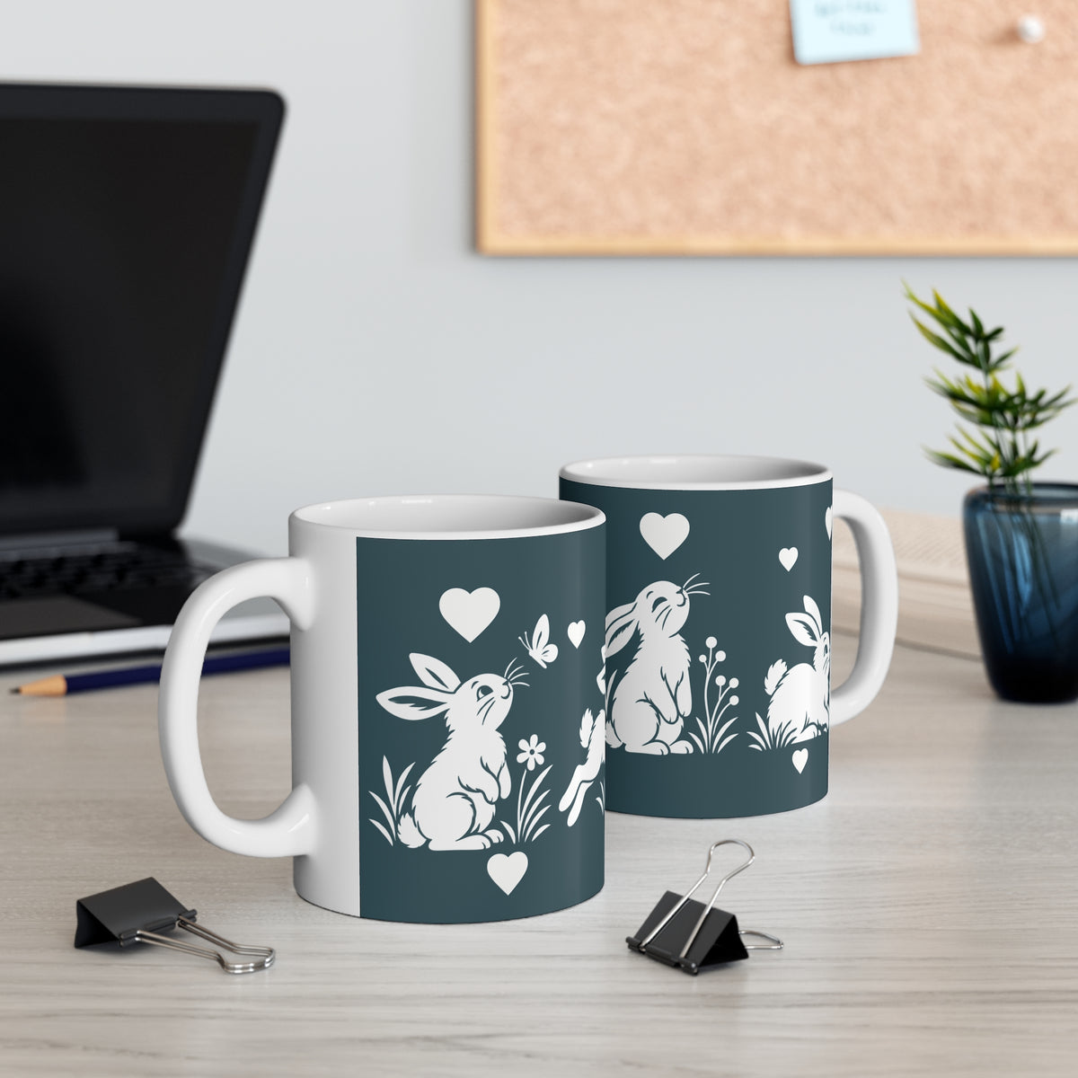 Ceramic Mug - Rabbit Fun