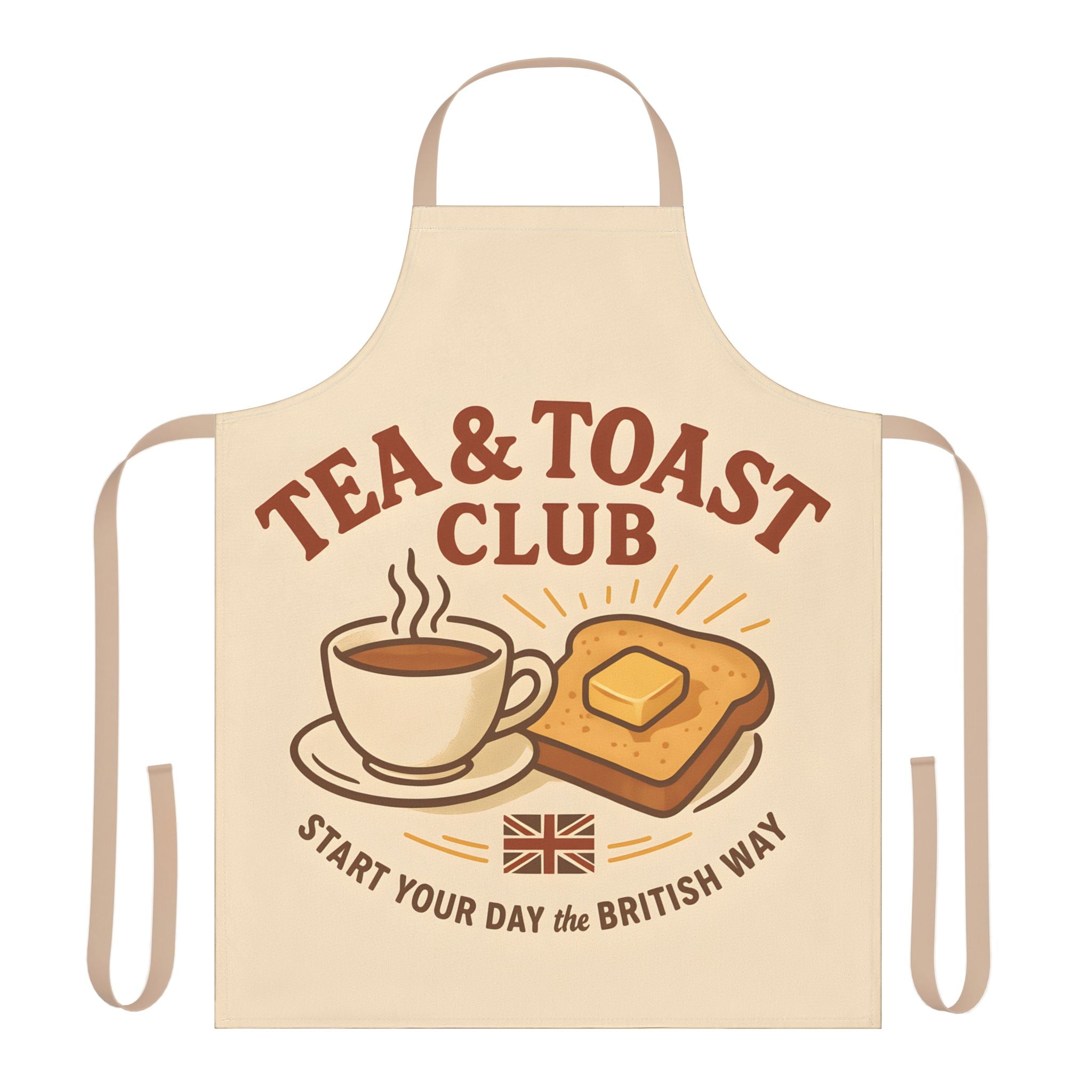 Kitchen Apron - Tea & Toast Design