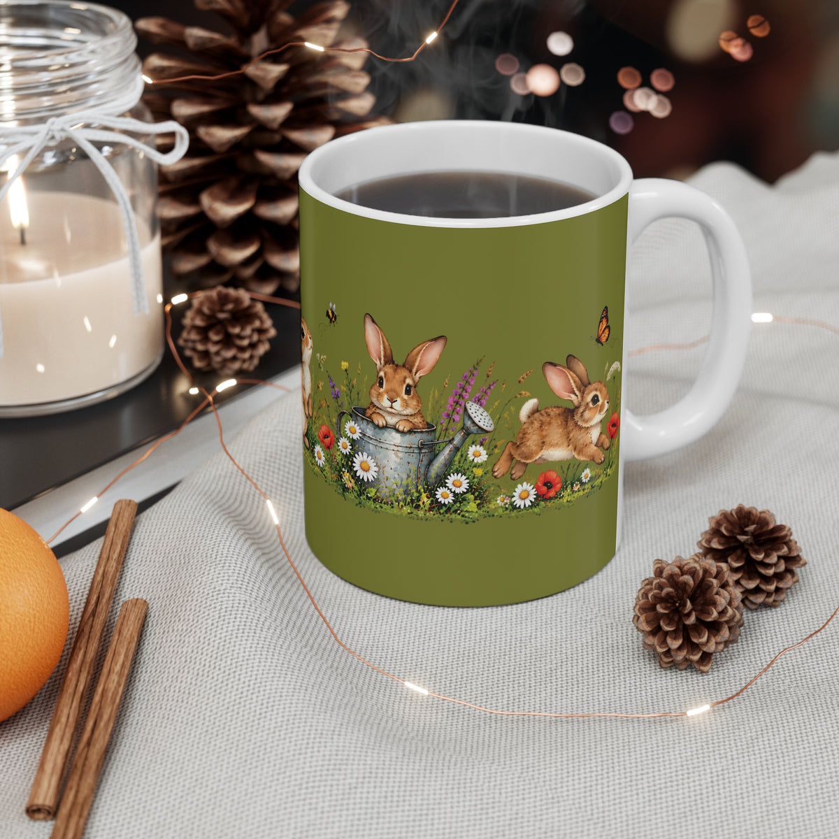 Ceramic Mug - Rabbit Summer Fun