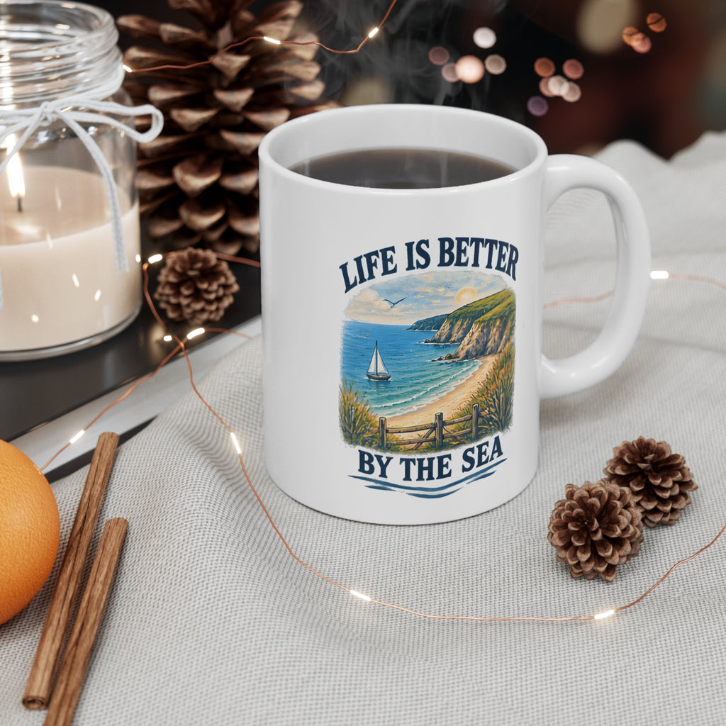 Life is Better by the Sea - Ceramic Mug