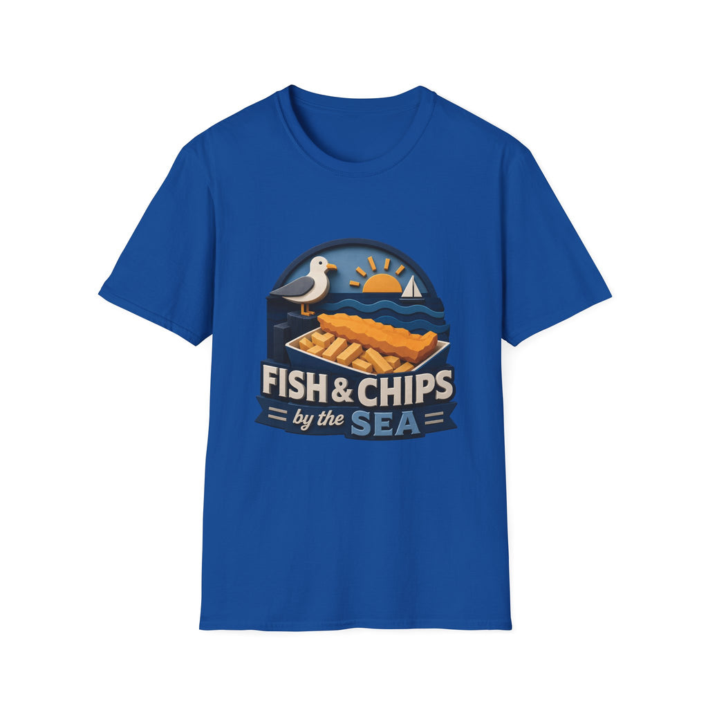 Unisex T-Shirt - Fish & Chips By The Sea