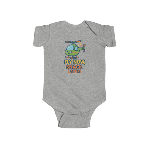 Babygrow - Fly Now, Snack Later - Fun Helicopter Design