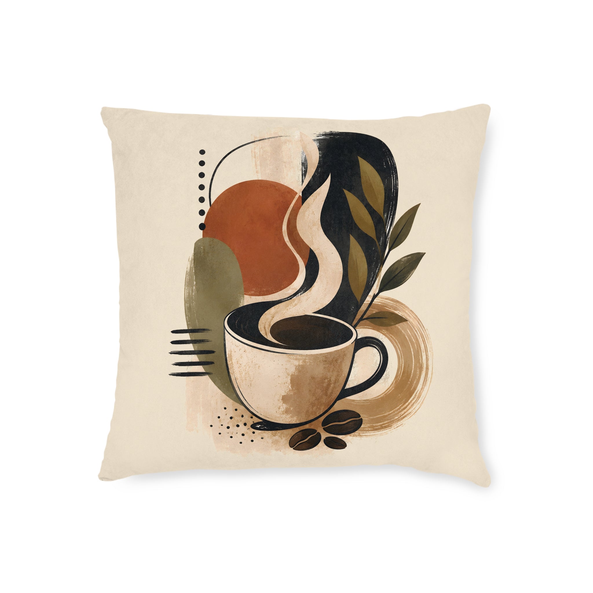 Square Cushion - Coffee