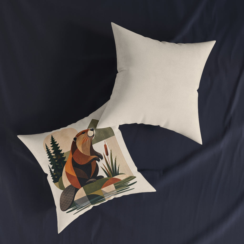 Square Cushion - Beaver