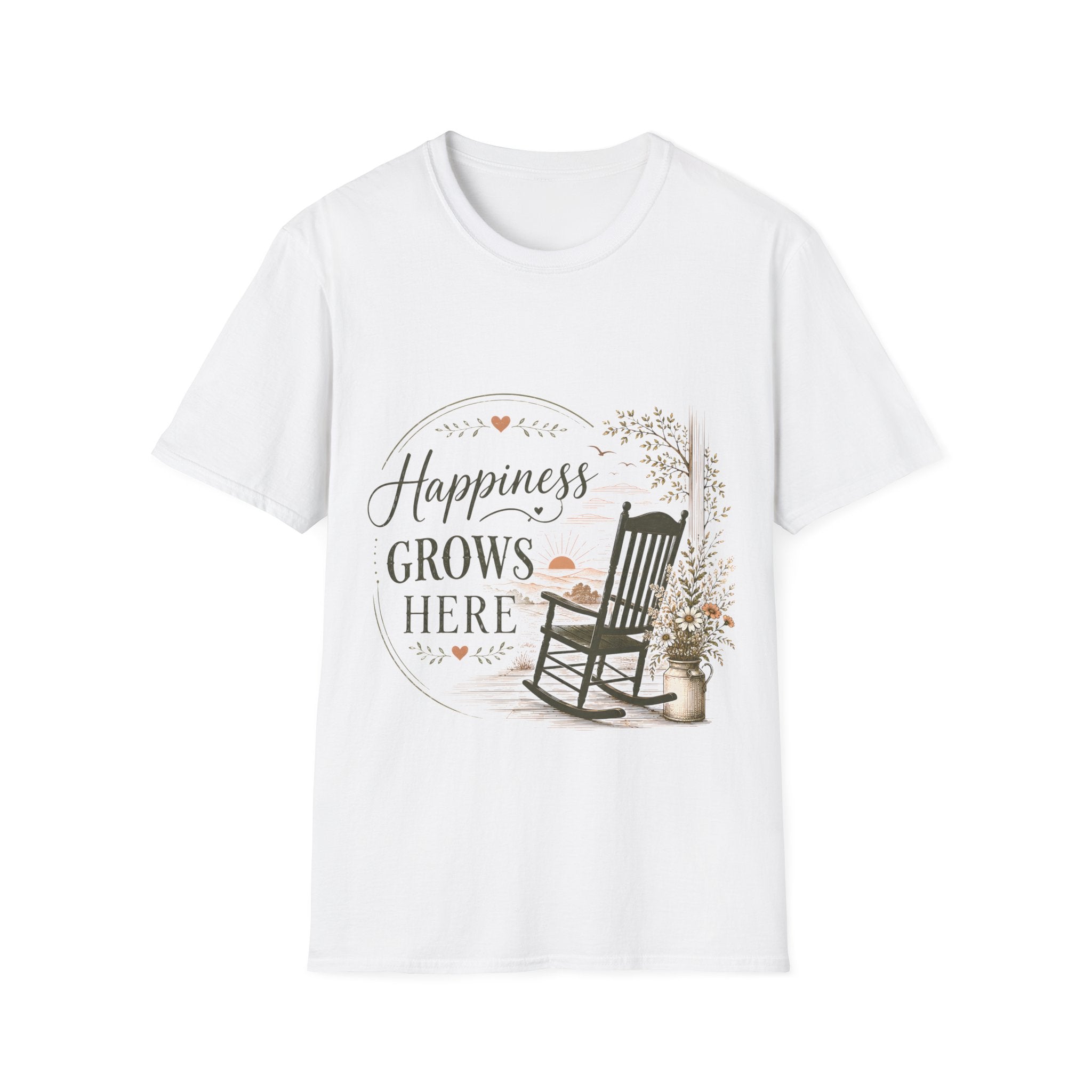 Unisex T-Shirt - Happiness Grows Here