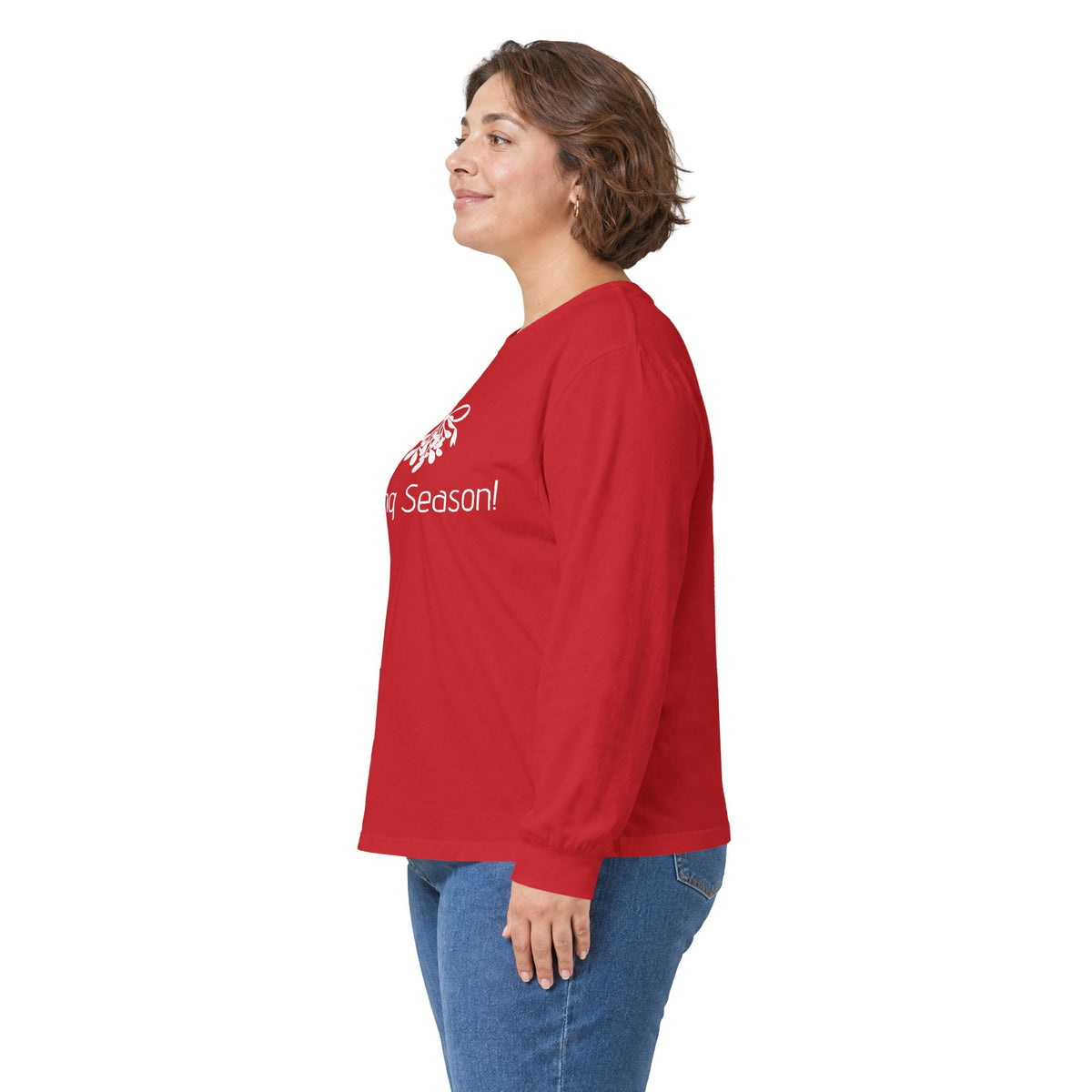 Unisex Long Sleeve T-Shirt - Kissing Season! | Christmas