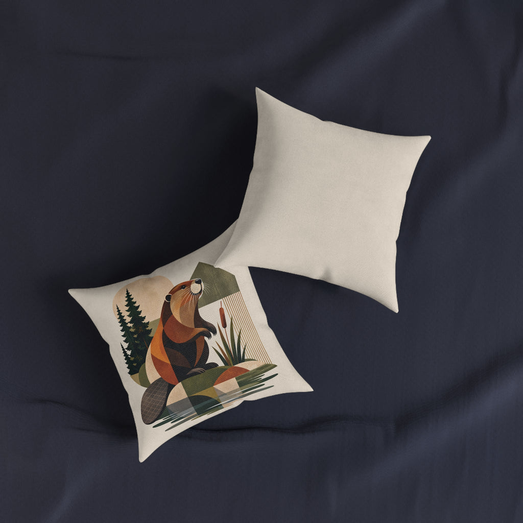 Square Cushion - Beaver