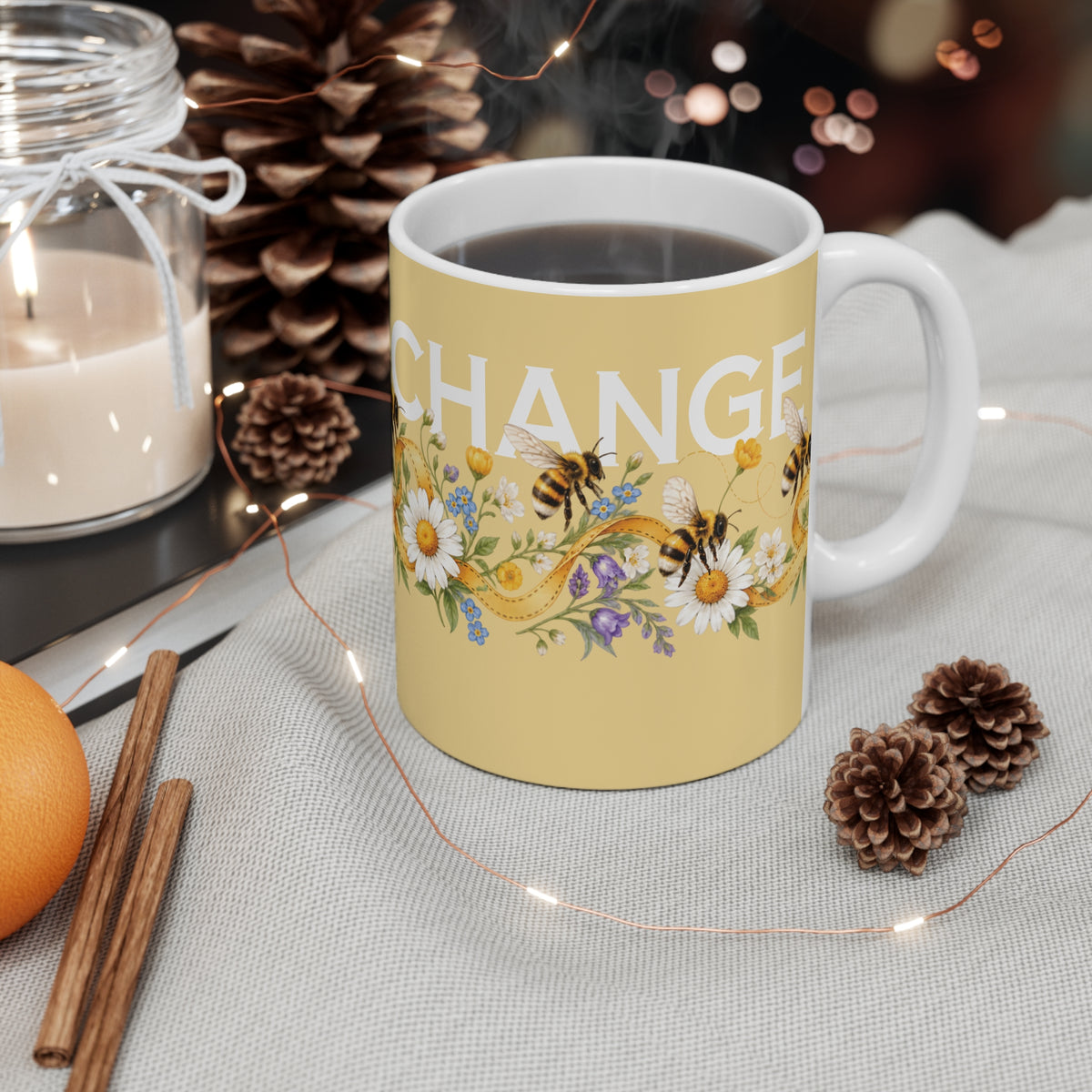 Ceramic Mug - Bee the Change