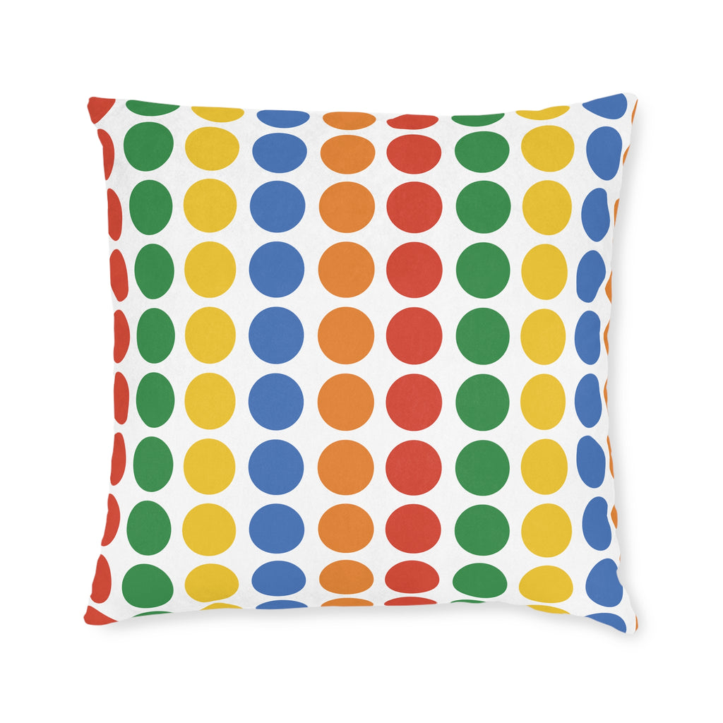 Square Cushion - Vibrant Circle Design
