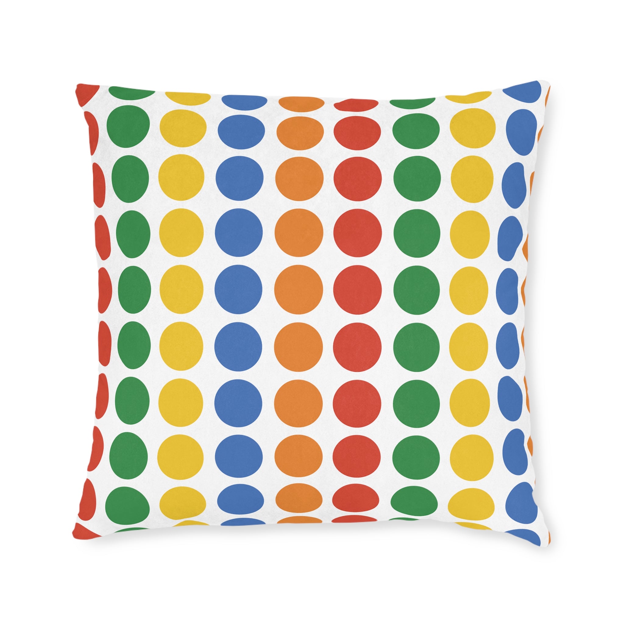 Square Cushion - Vibrant Circle Design