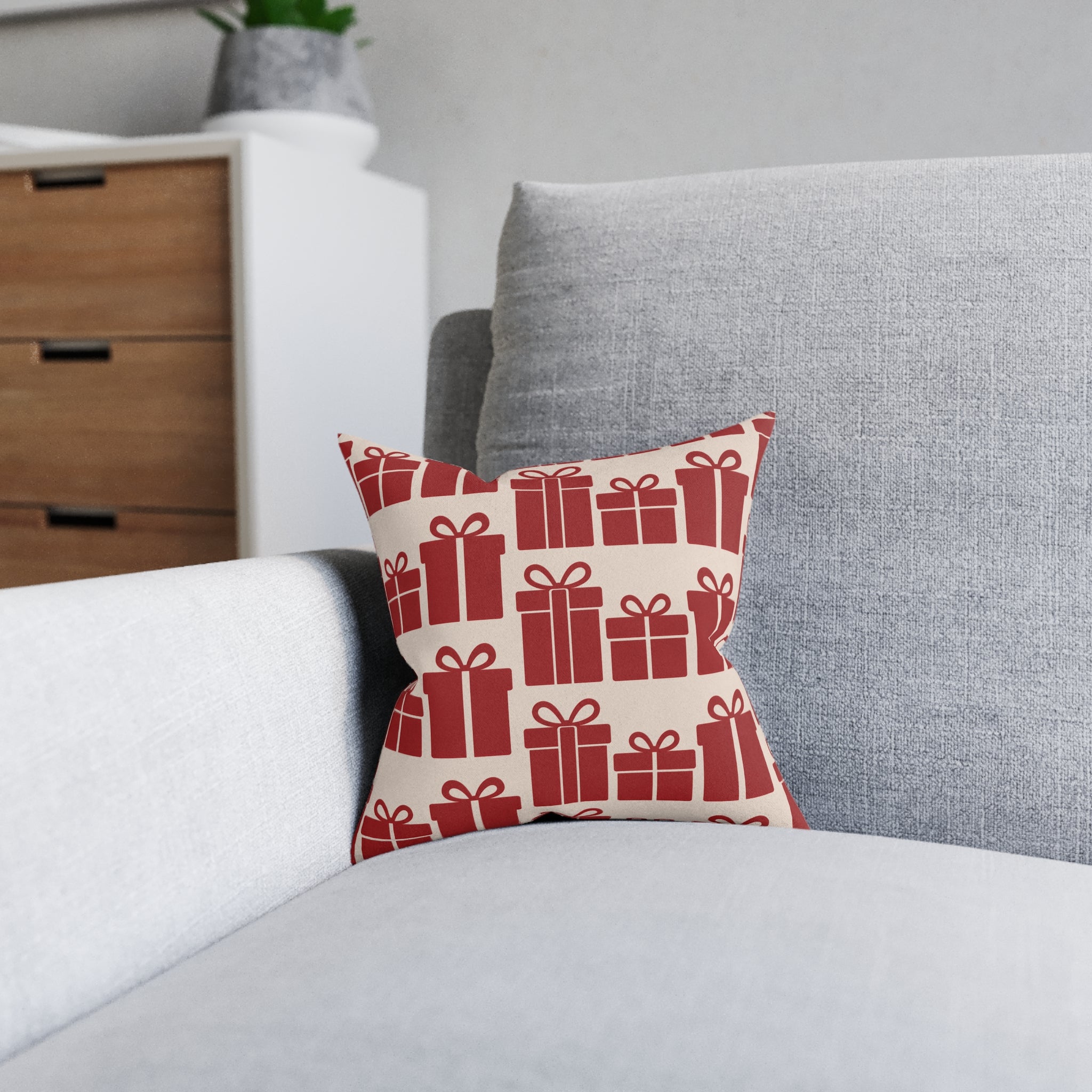 Square Cushion - Presents - Christmas