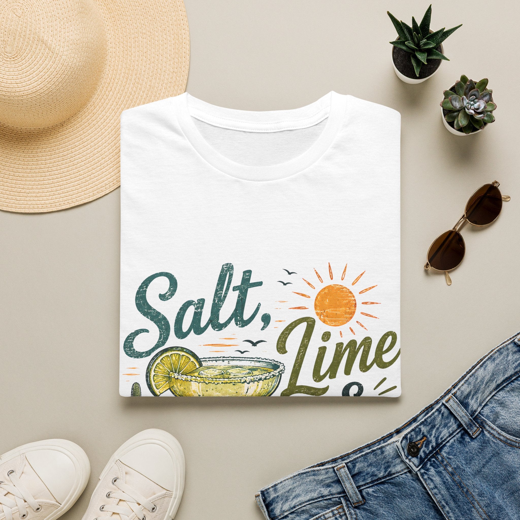 Unisex T-Shirt - Salt, Lime & Sunshine