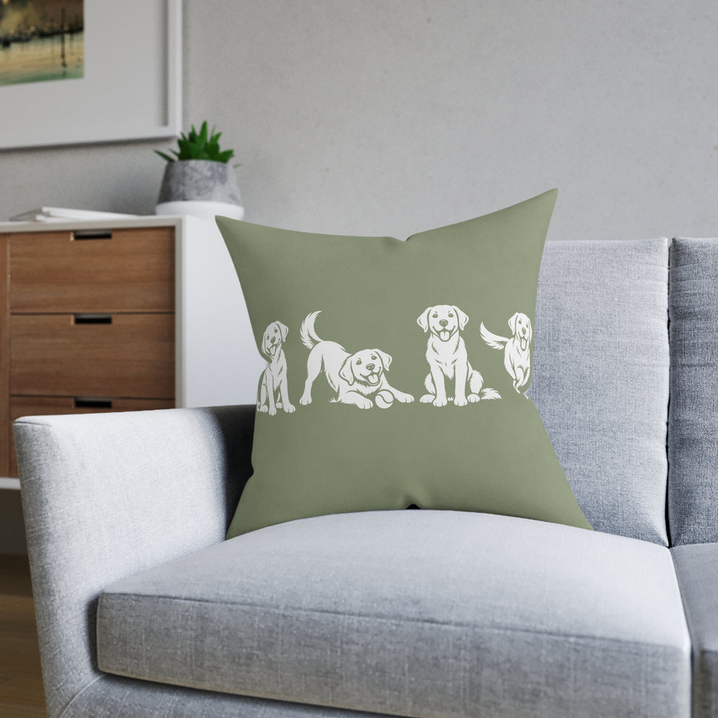 Square Cushion - Labrador Fun