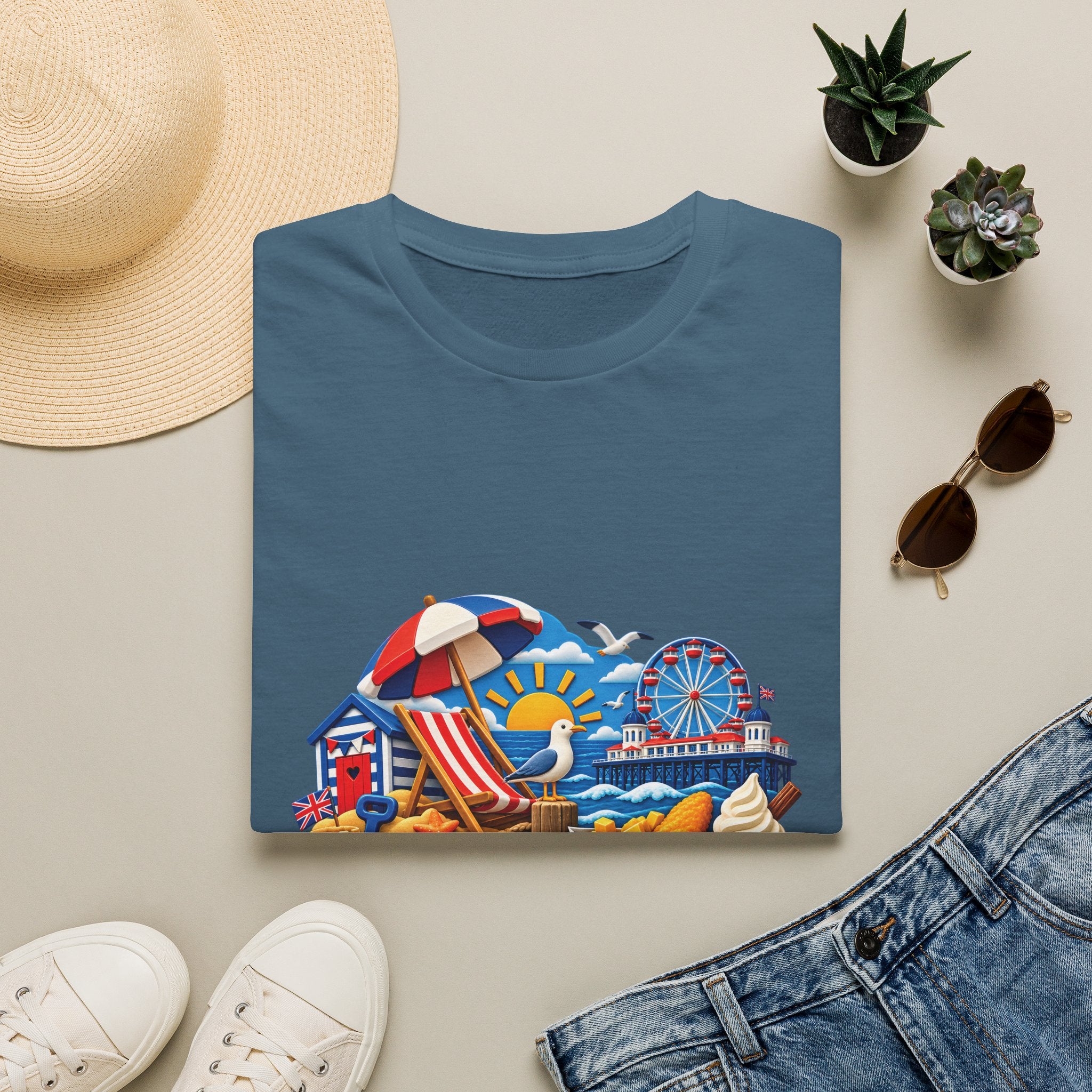 Unisex T-Shirt – British Beach Day | Seaside & Summer T-Shirt