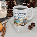 Happiness Comes in Waves Mug