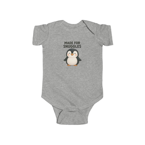 Babygrow - "Made for Snuggles" Cute Penguin - Motivational Design