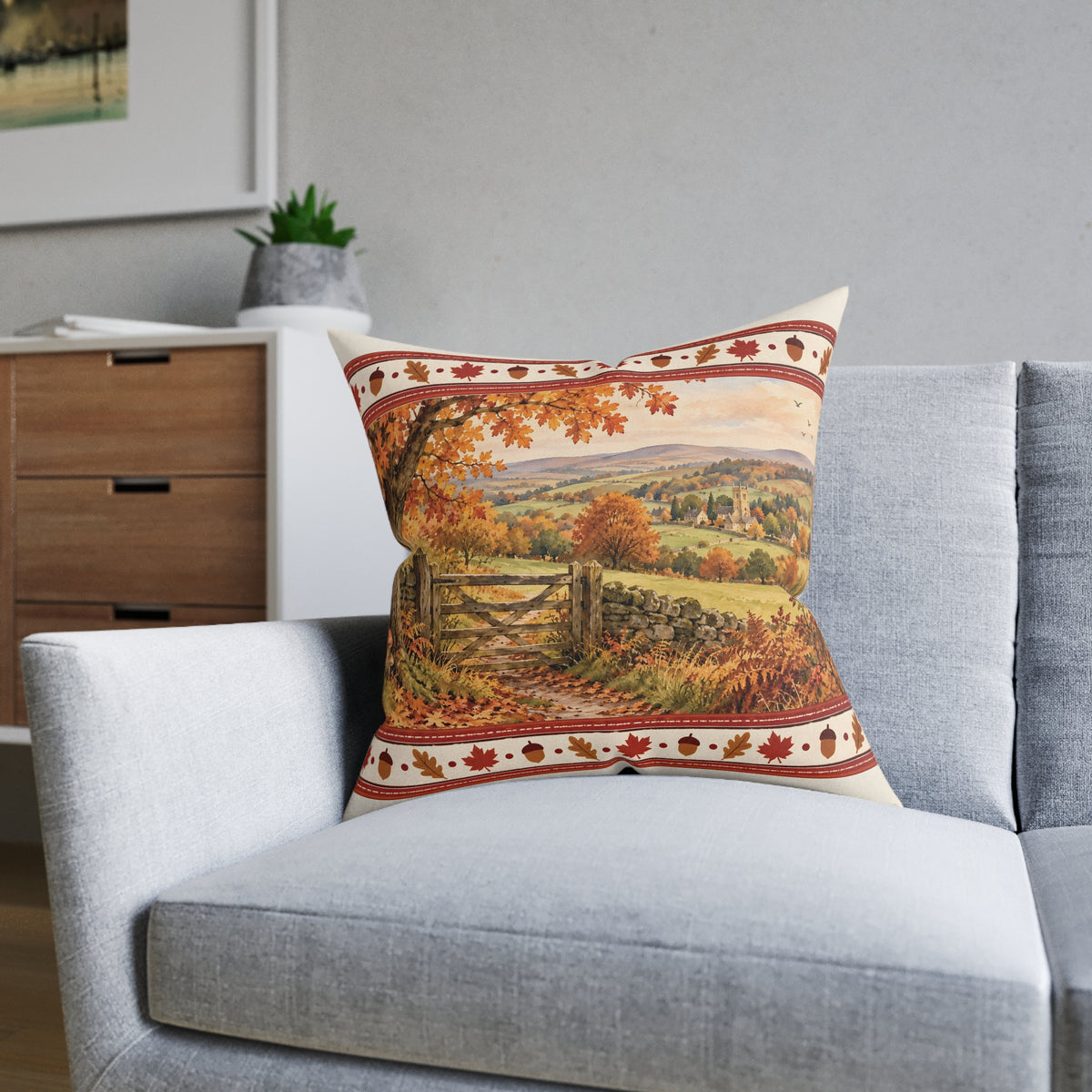Square Cushion - Autumn