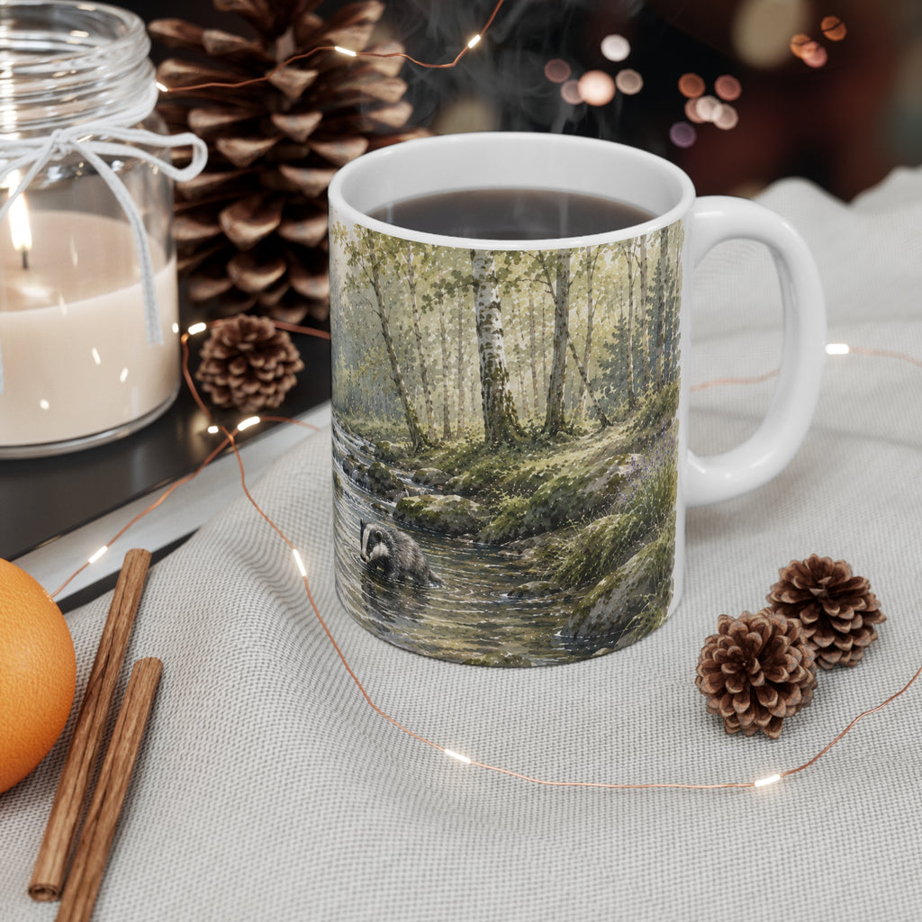 Ceramic Mug - Woodland - Badger
