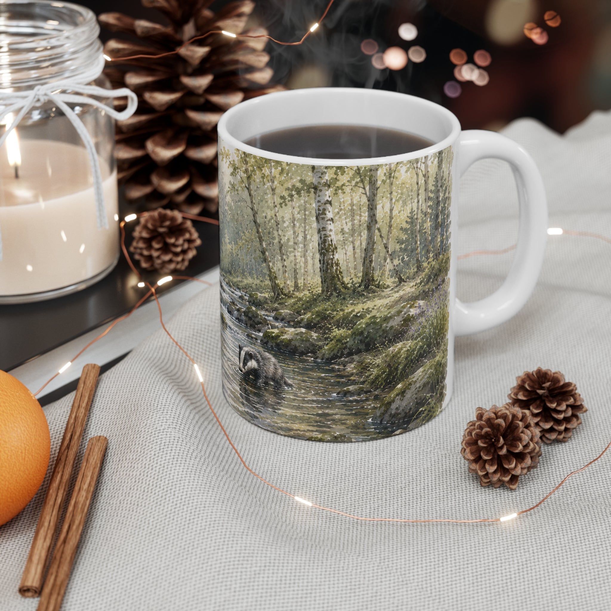 Ceramic Mug - Woodland - Badger