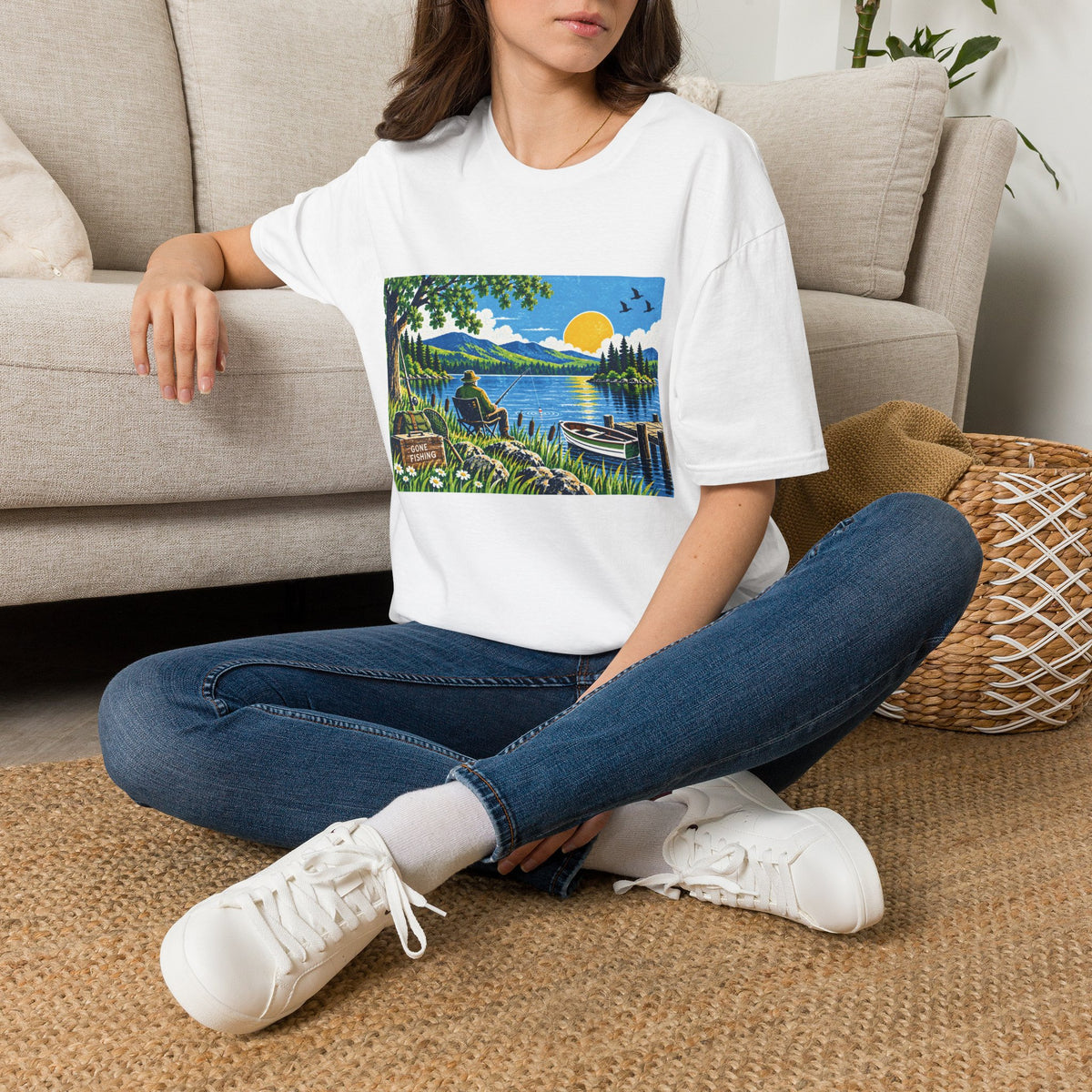 Unisex T-Shirt – Gone Fishing | Fishing & Angling T-Shirt