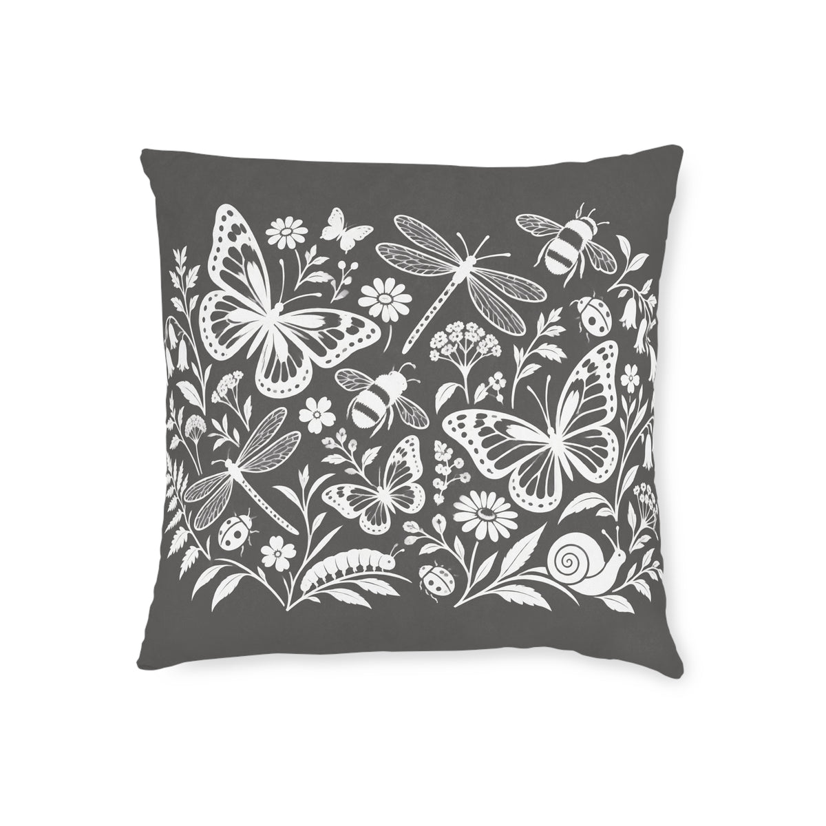 Square Cushion - Insects