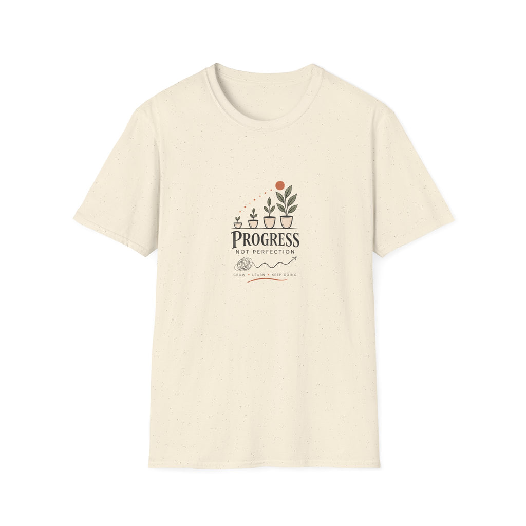 Unisex T-Shirt - Progress Not Perfection - In the Moment