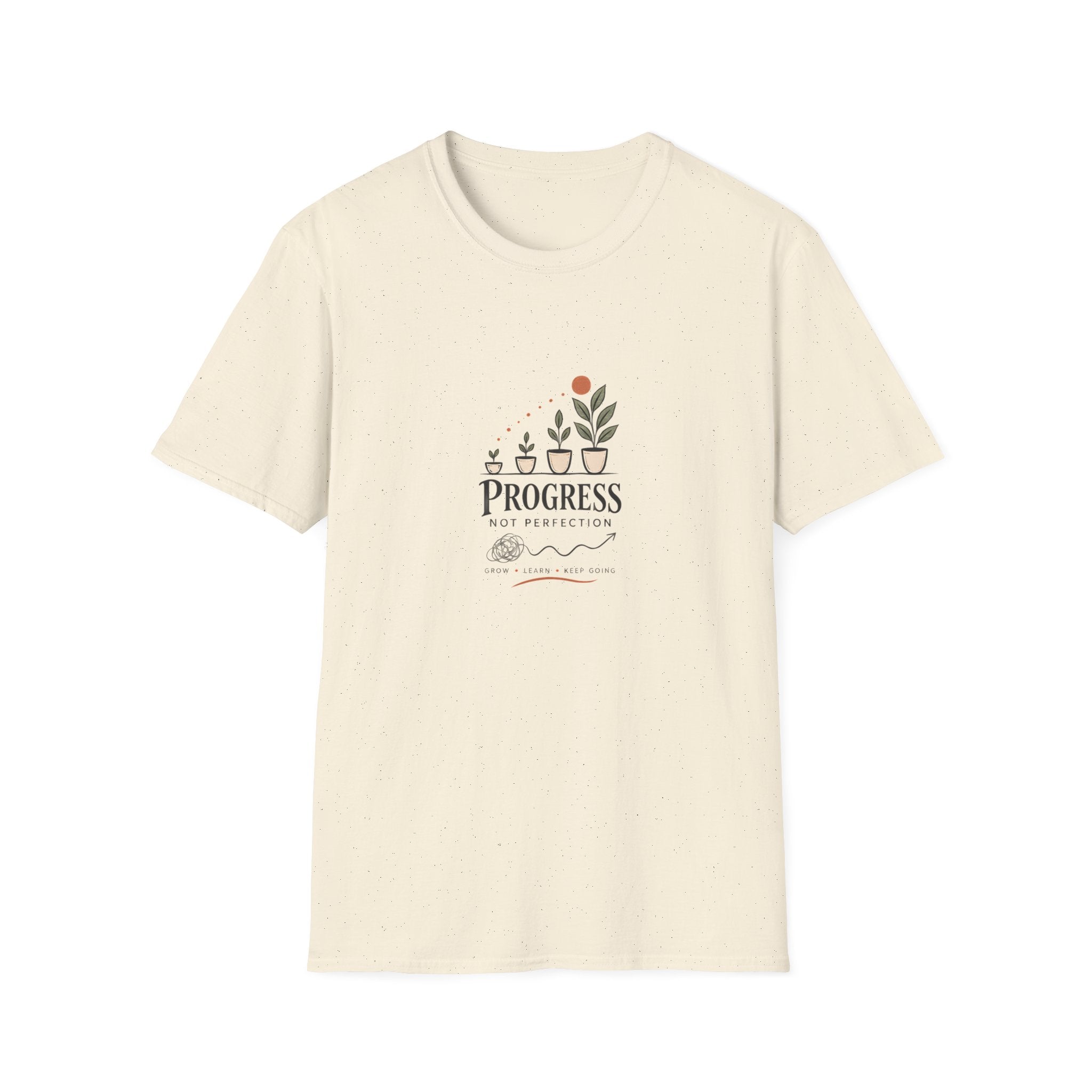 Unisex T-Shirt - Progress Not Perfection - In the Moment