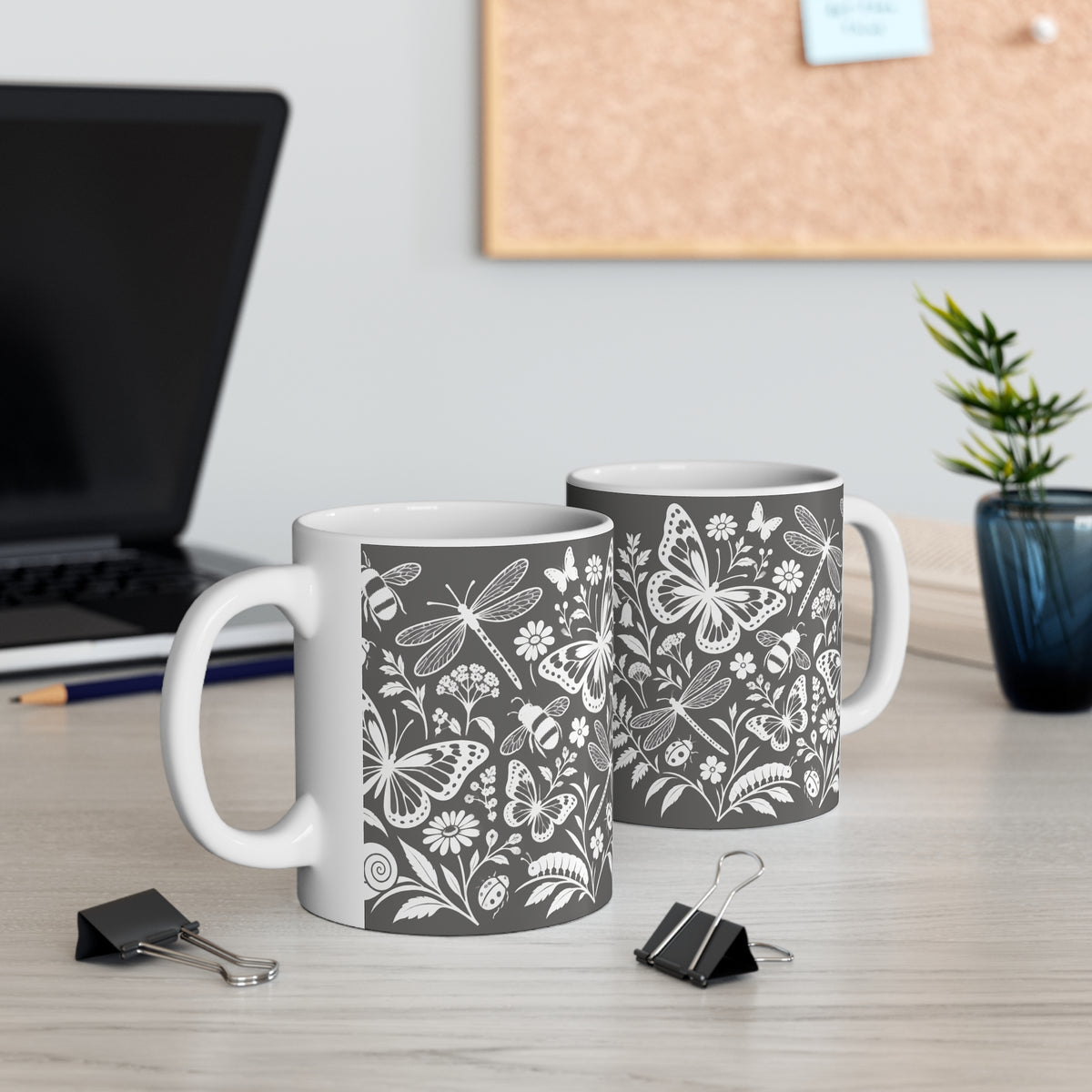 Ceramic Mug - Insects