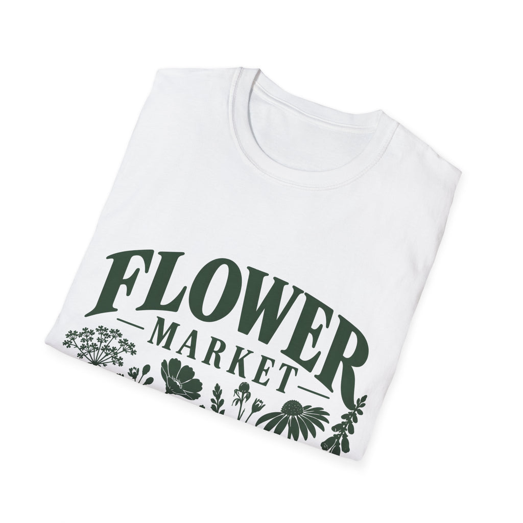 Unisex T-Shirt – Flower Market | Botanical Lifestyle T-Shirt