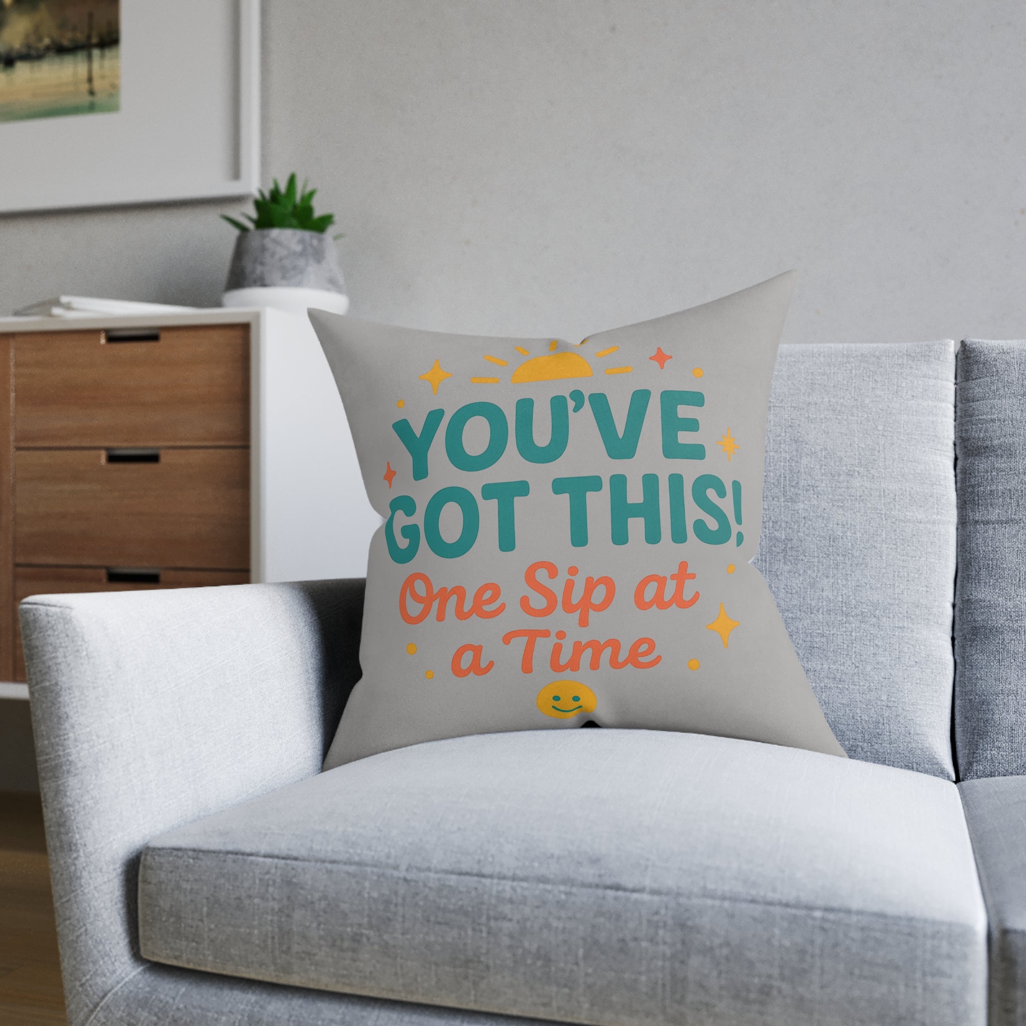 Square Cushion - You've Got This Design