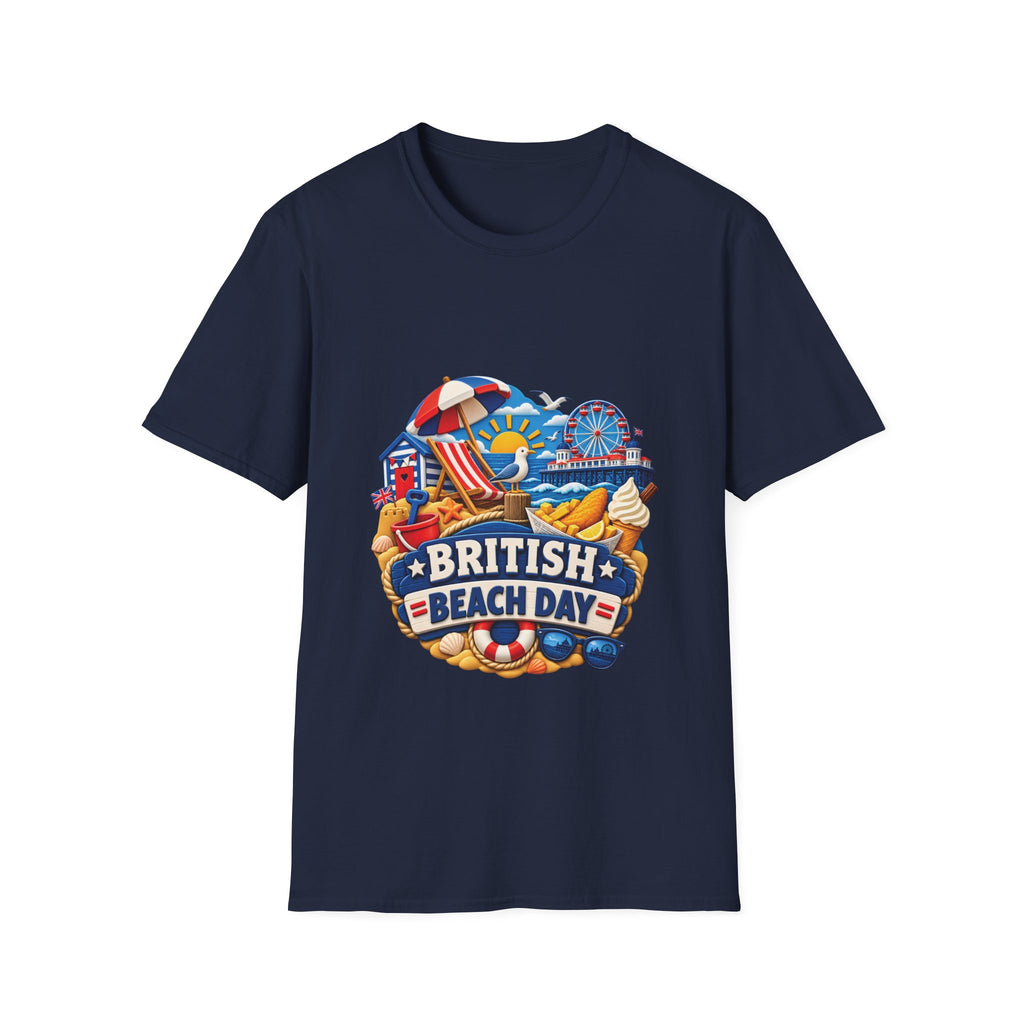 Unisex T-Shirt - British Beach Day