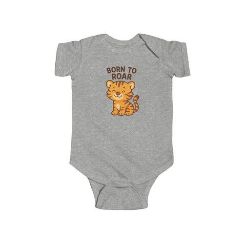 Babygrow - "Born to Roar" Cute Tiger Baby Onesie
