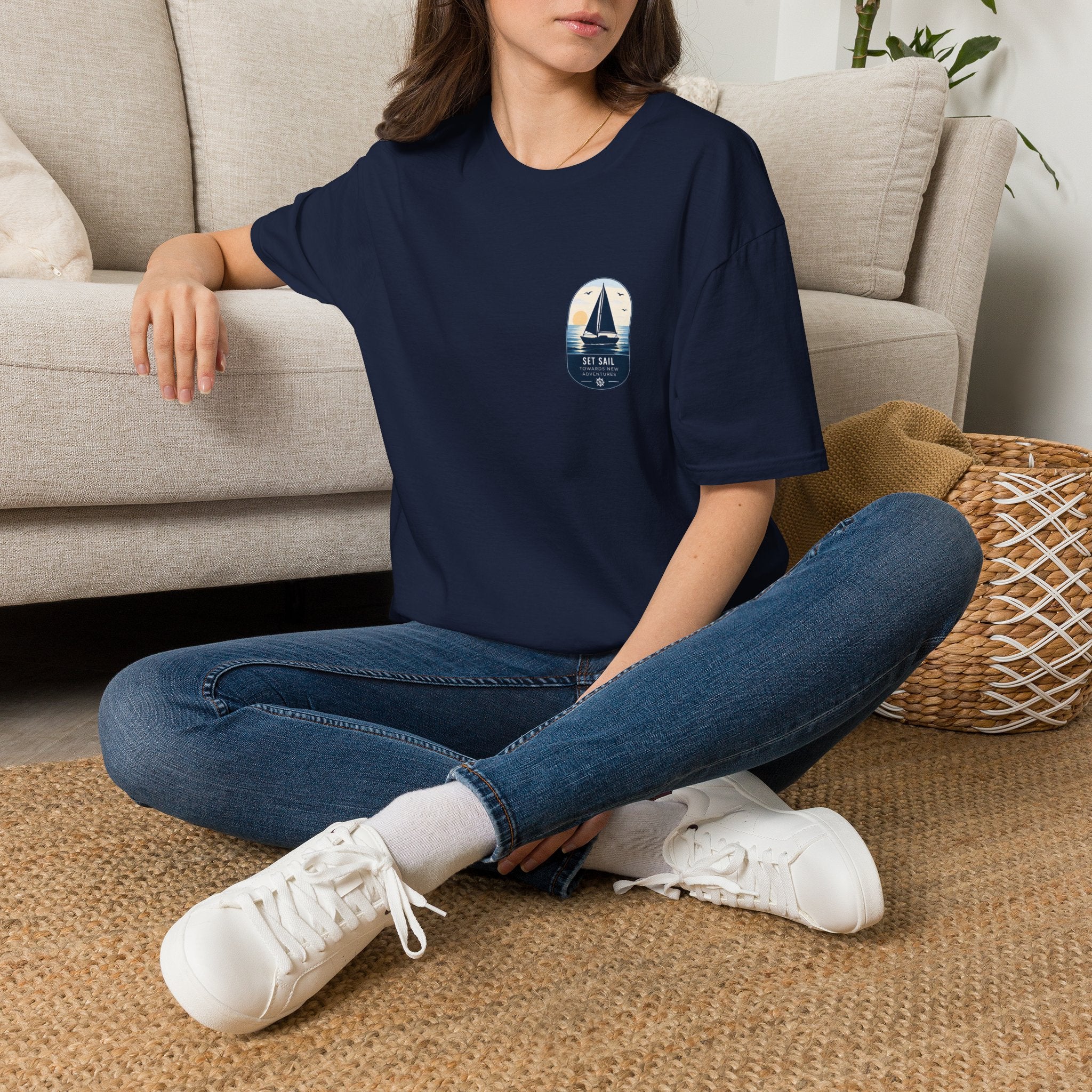 Unisex T-Shirt - Set Sail - Towards New Adventures