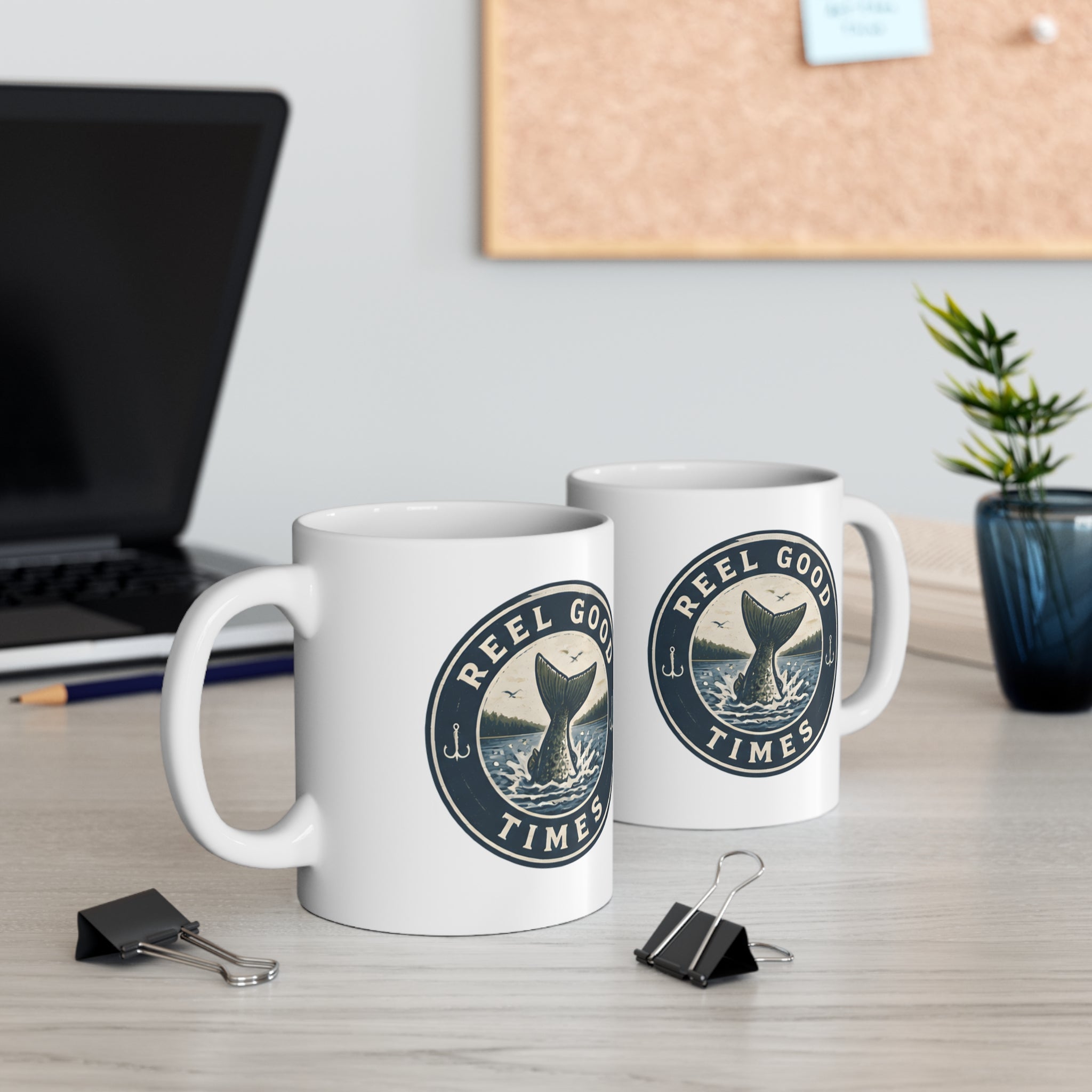 Ceramic Mug – Reel Good Times | Fishing & Angling Mug
