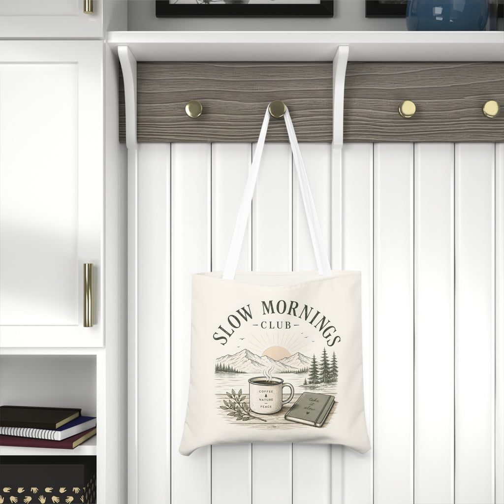 Large Tote Bag - Slow Morning Club | Relaxed Everyday Tote