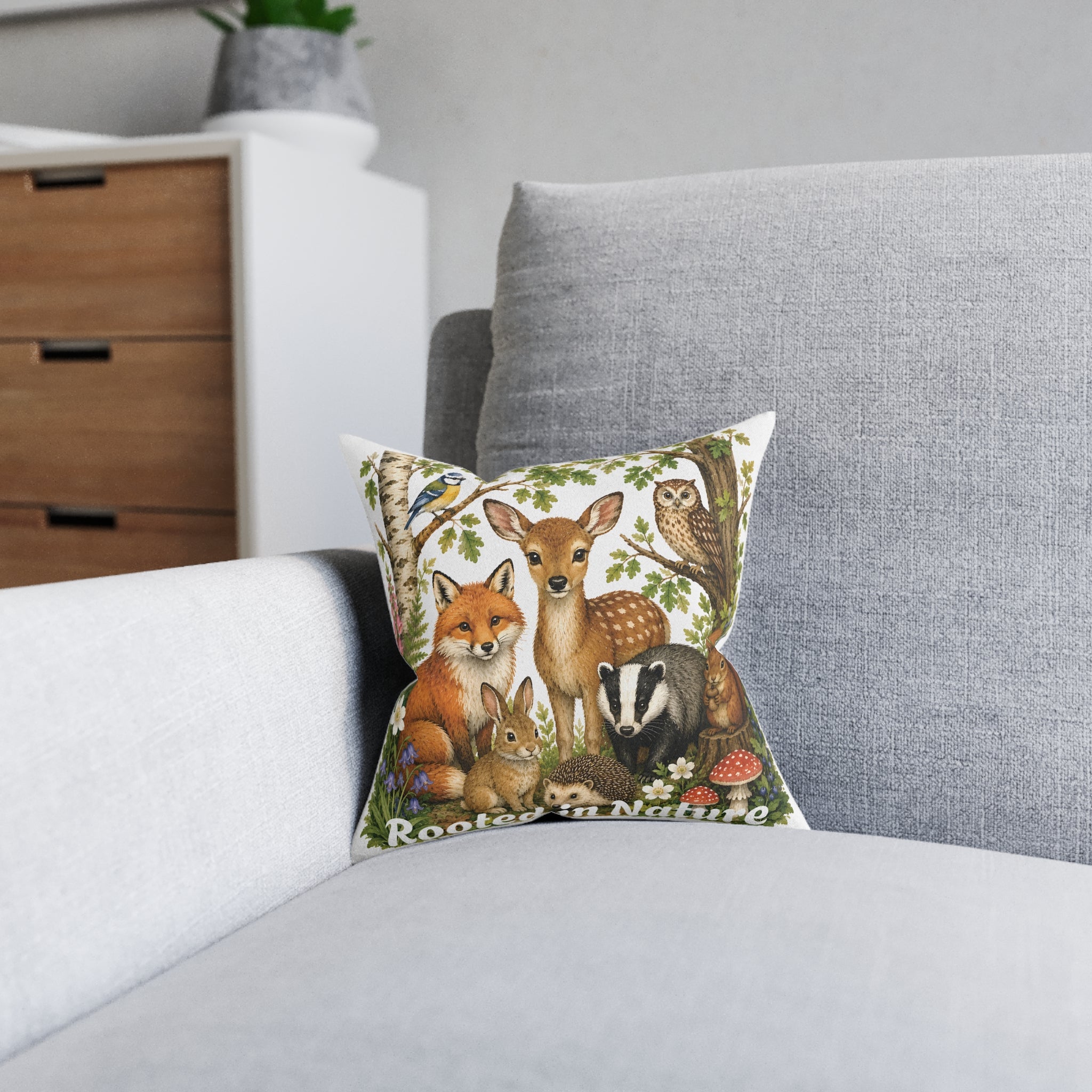 Square Cushion - Rooted in Nature