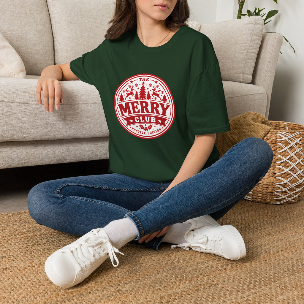 Unisex T-Shirt - The Merry Club - Christmas