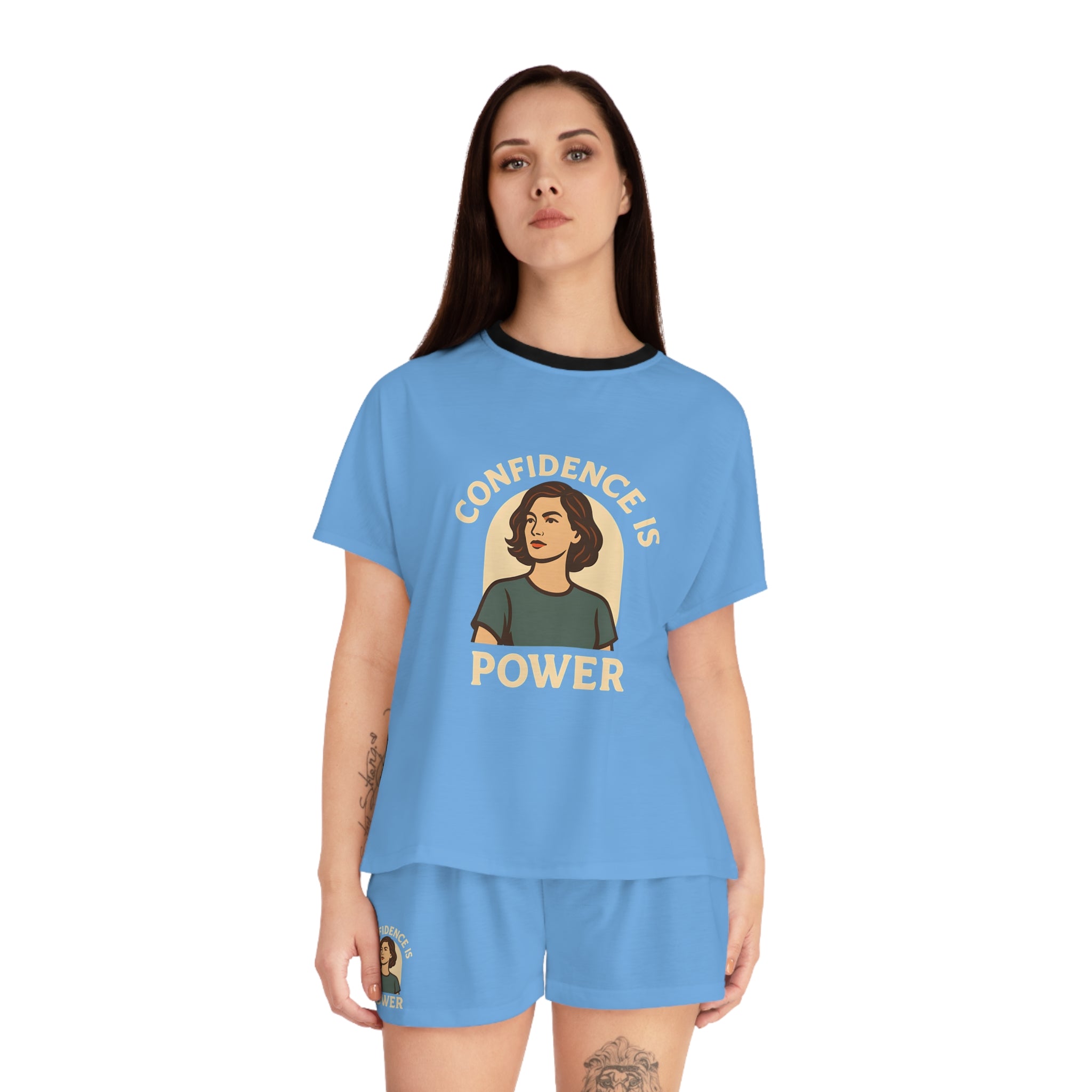 Women's Pyjama - Confidence is Power Print Set