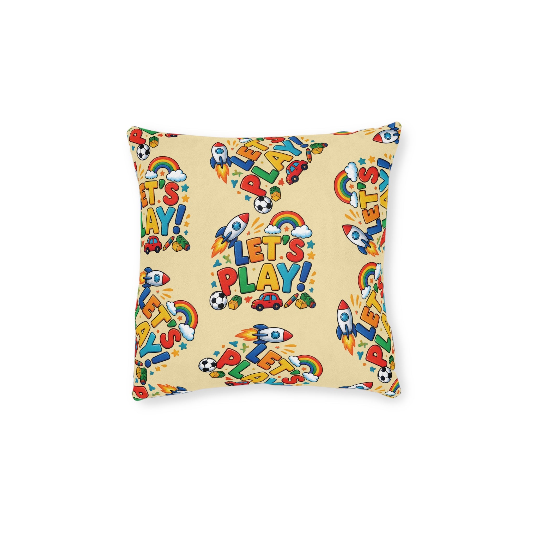 Square Cushion - Let's Play