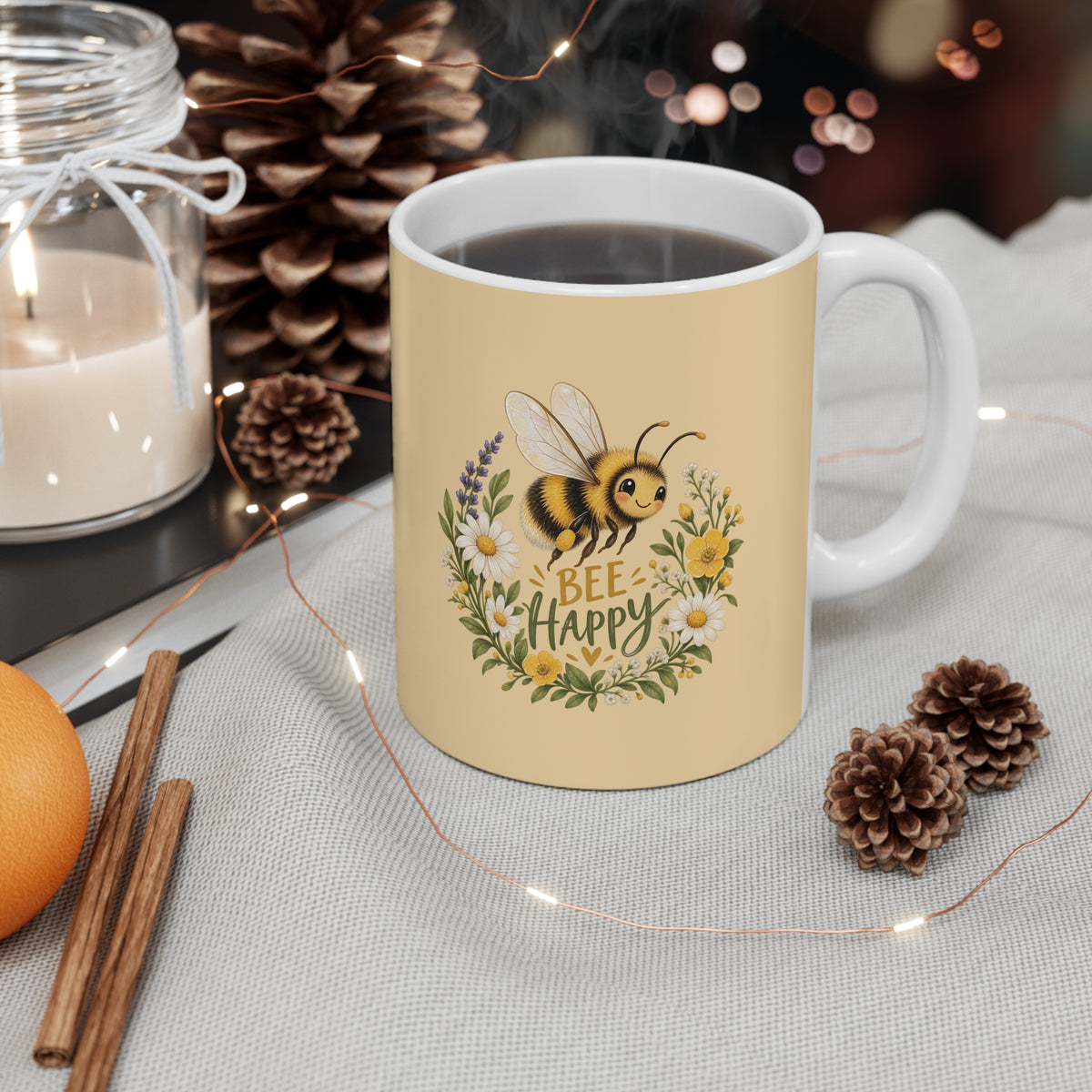 Ceramic Mug - Bee Happy