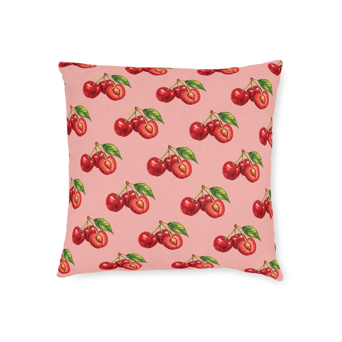 Square Cushion – Cherry | Fruit & Nature Home Decor
