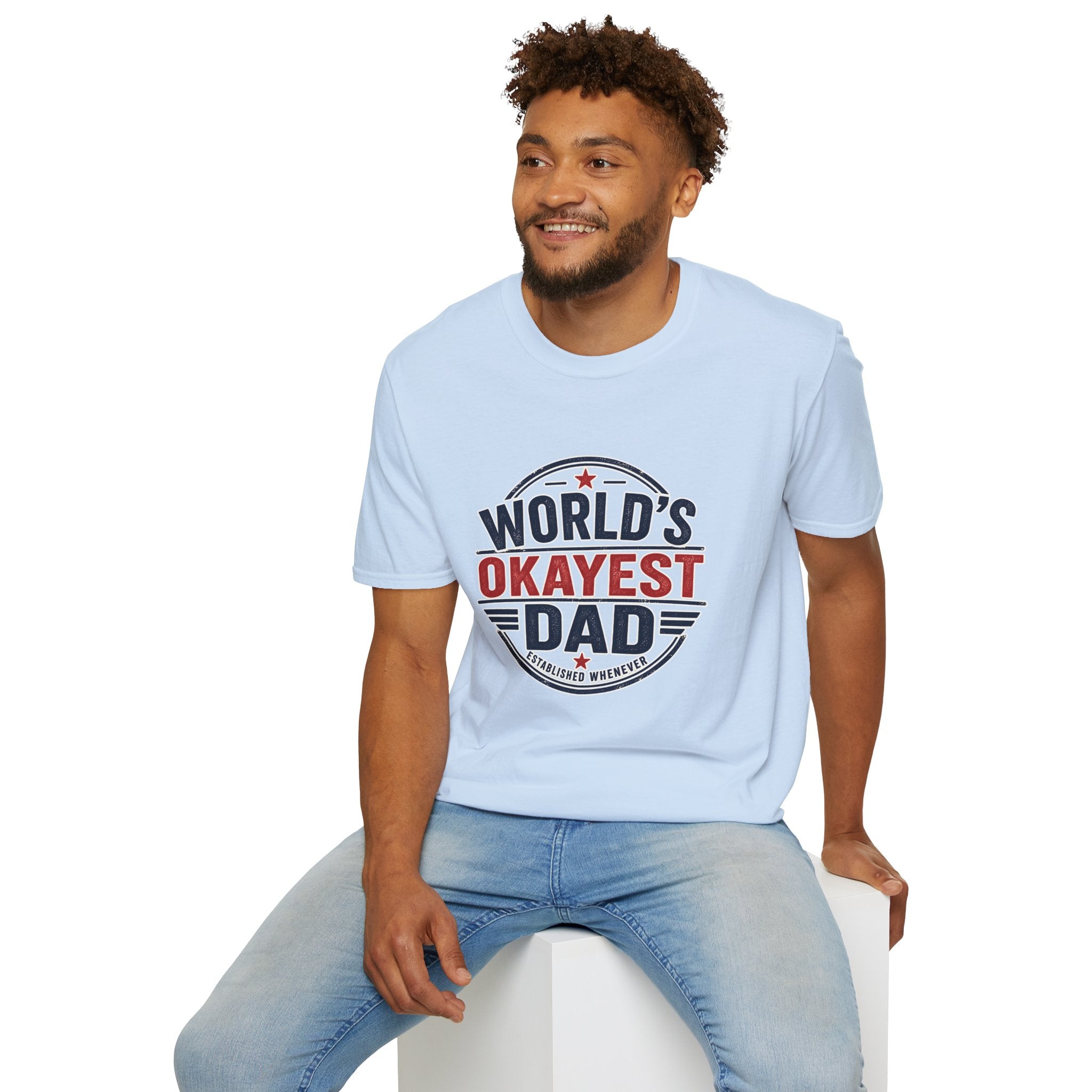 Dad T-Shirt - World's Okayest Dad