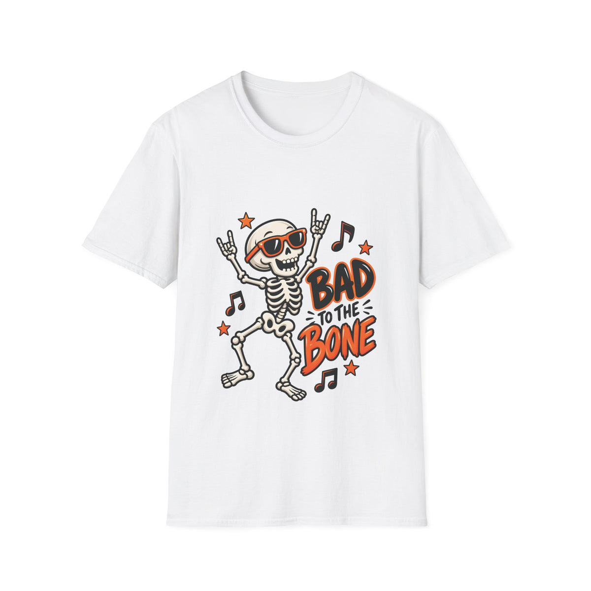 Unisex T-Shirt - Bad To The Bone - Halloween