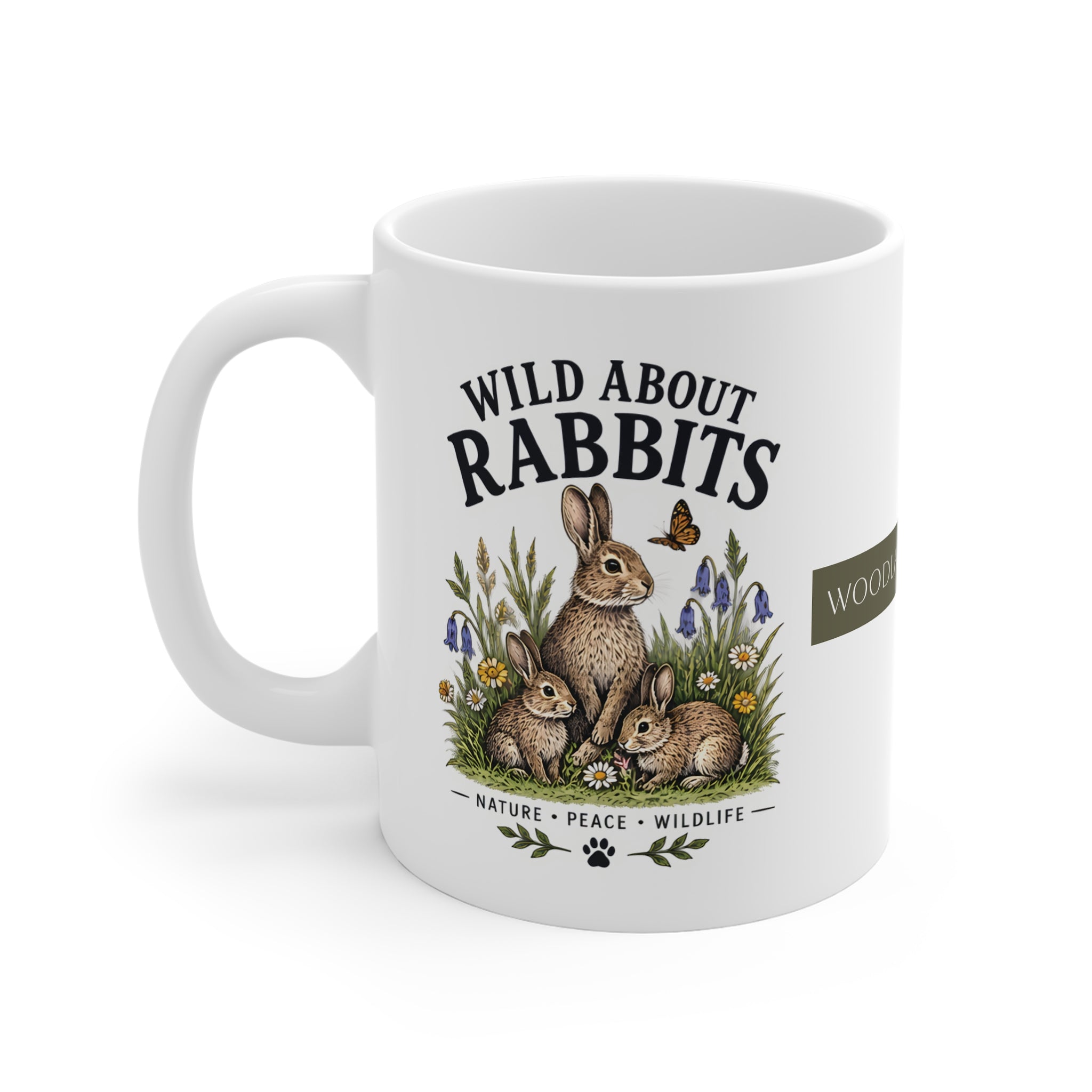Ceramic Mug - Wild About Rabbits - Woodland Collection