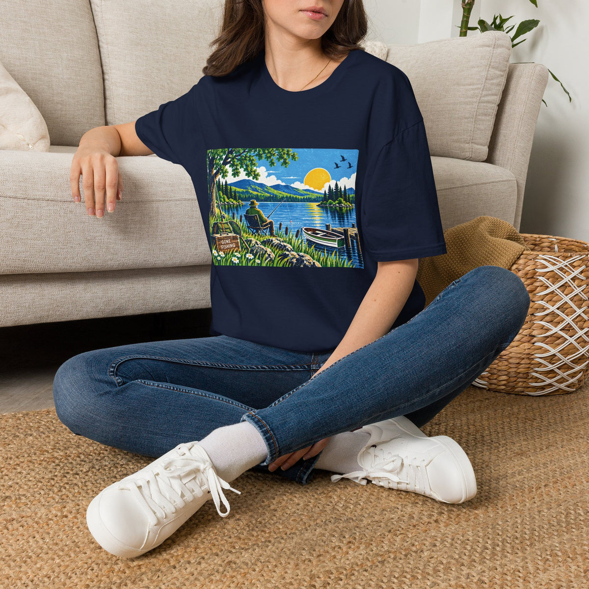 Unisex T-Shirt – Gone Fishing | Fishing & Angling T-Shirt
