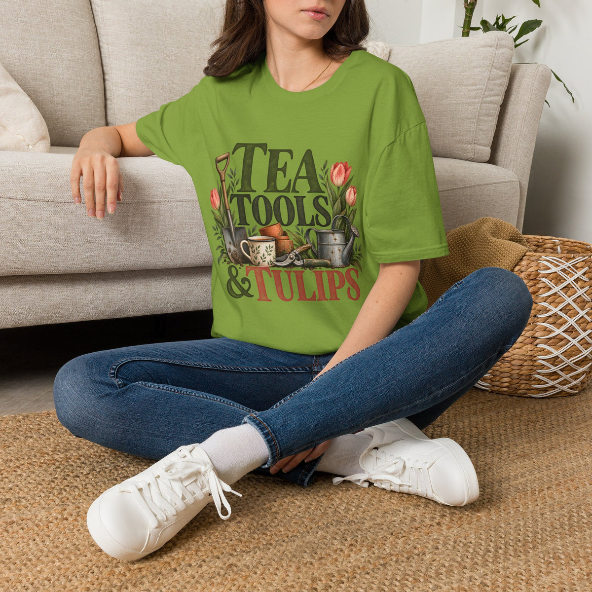 Unisex T-Shirt - Tea, Tools & Tulips