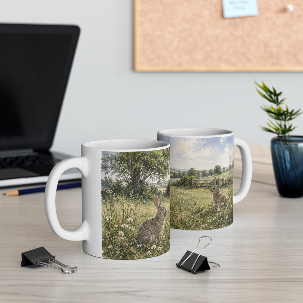 Ceramic Mug - Countryside - Rabbit