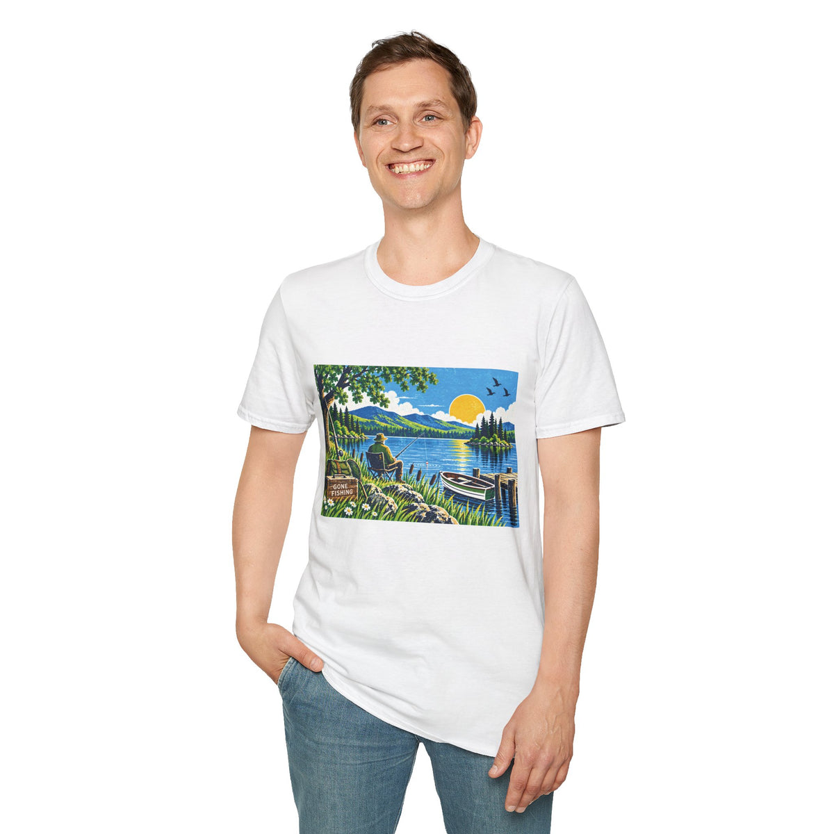 Unisex T-Shirt – Gone Fishing | Fishing & Angling T-Shirt