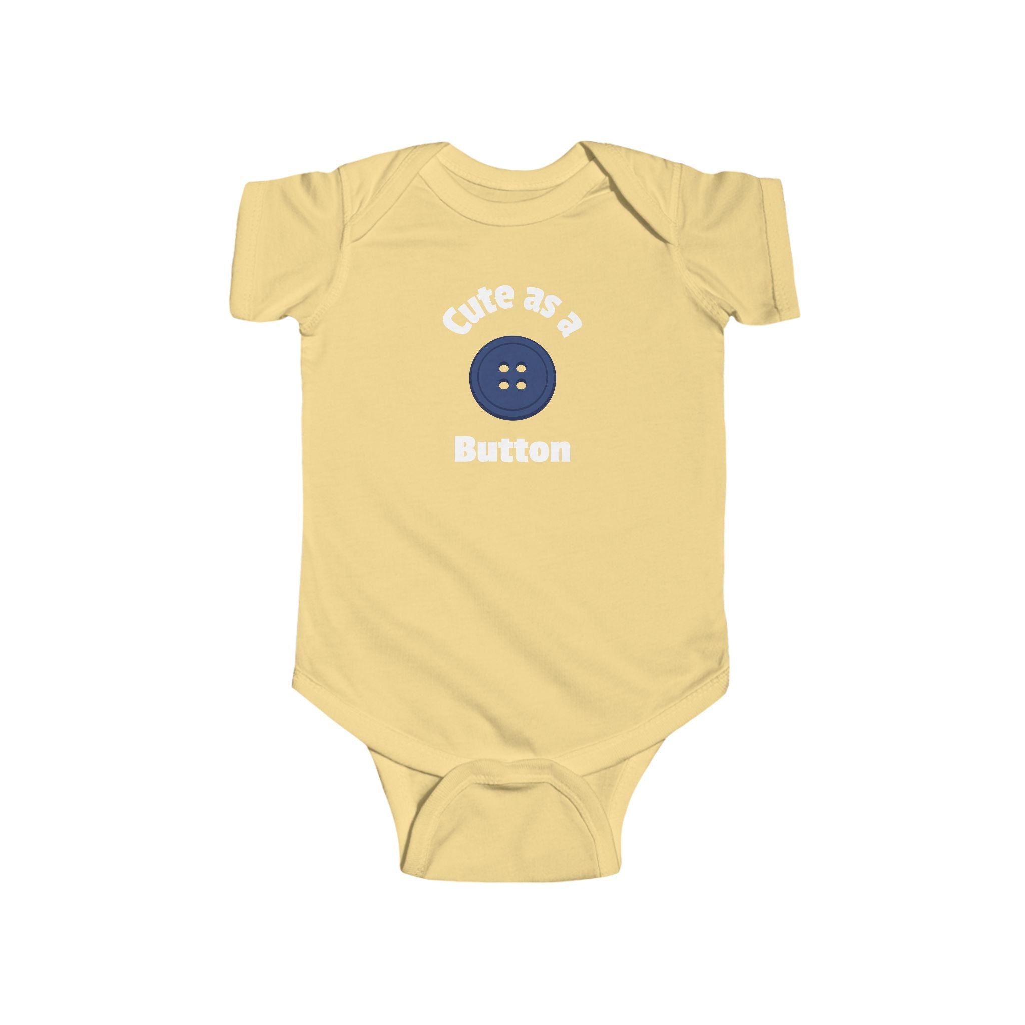 Babygrow - Cute as a Button - Fun Design